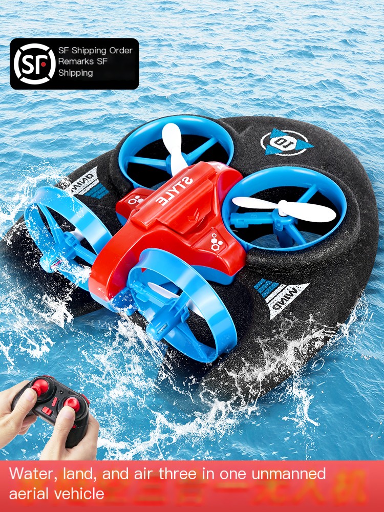 Remote control aircraft, water, land and air primary school children's helicopter