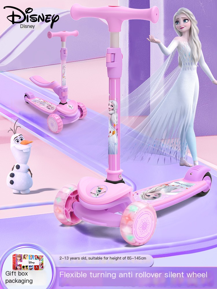 Disney Three in One Scooter for Children 3-6 Girls