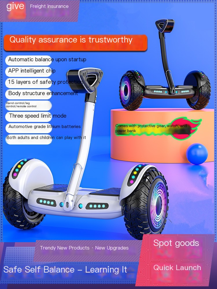 Intelligent electric parallel vehicle with dual drive for walking and self balancing