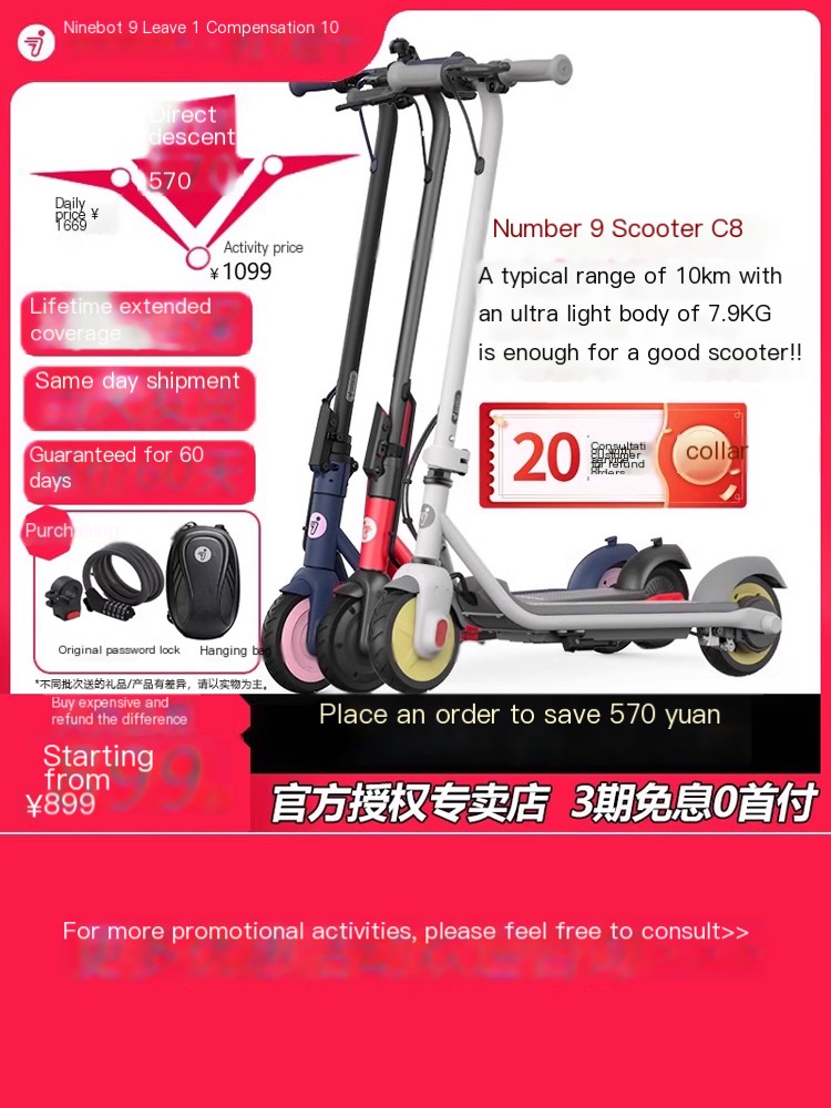 Ninebot No. 9 electric scooter