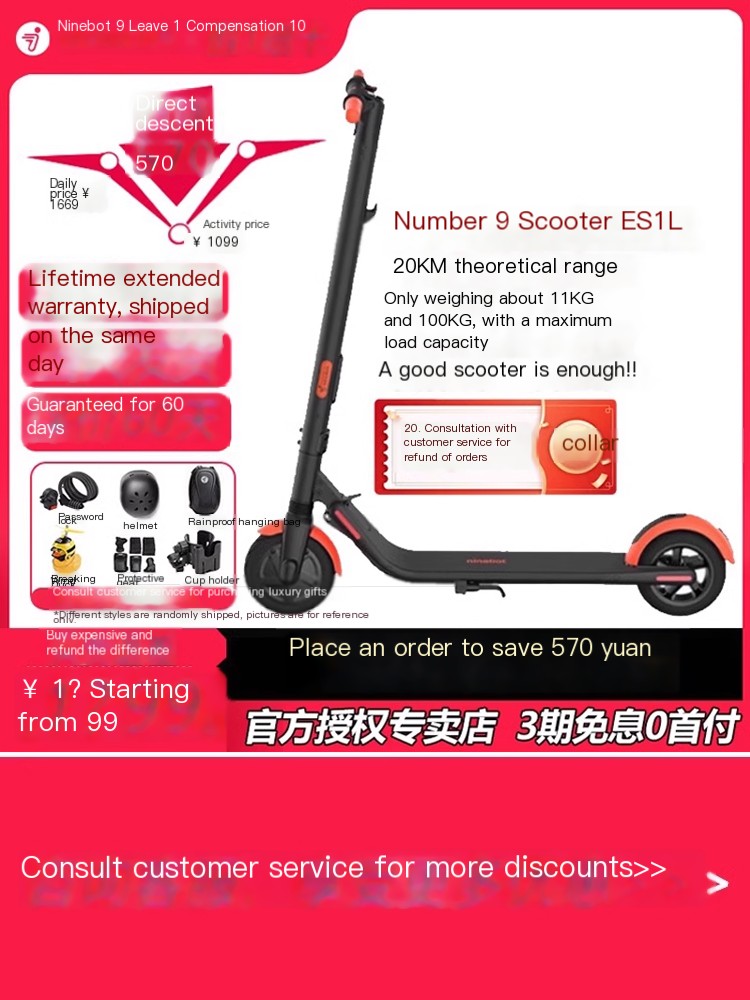 Ninebot No. 9 electric scooter