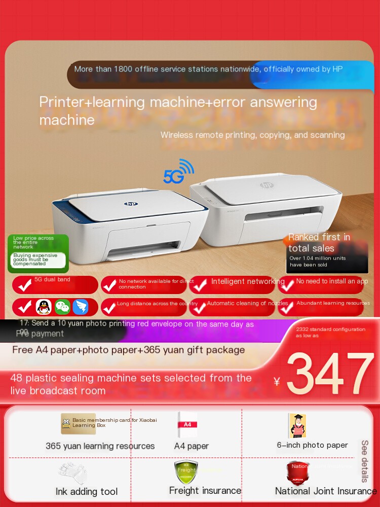 HP Color Printer Home Small Copy Scanning