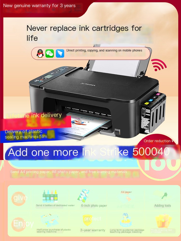 Canon printer, small home phone, copy and scan