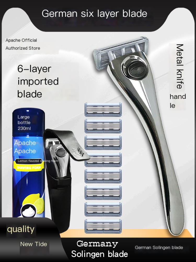 Apache shaver 6-layer razor blade manual