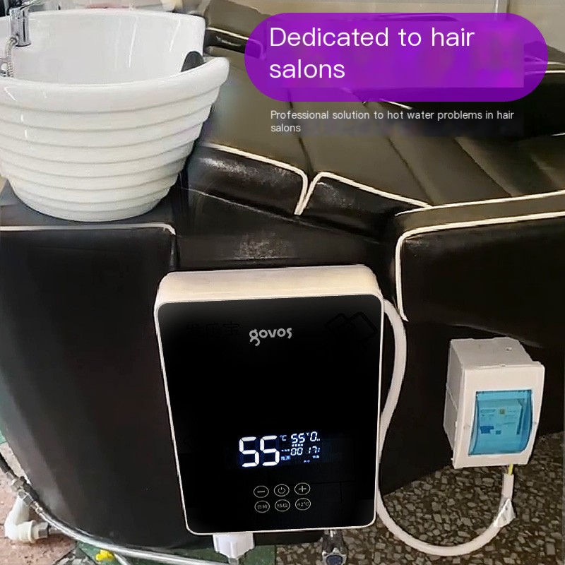 High volume instant water heater for German hair salons