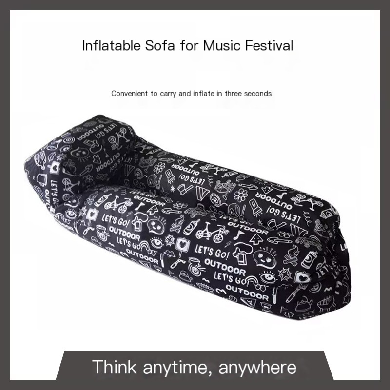 GRAFFITI Music Festival Inflatable Sofa Portable
