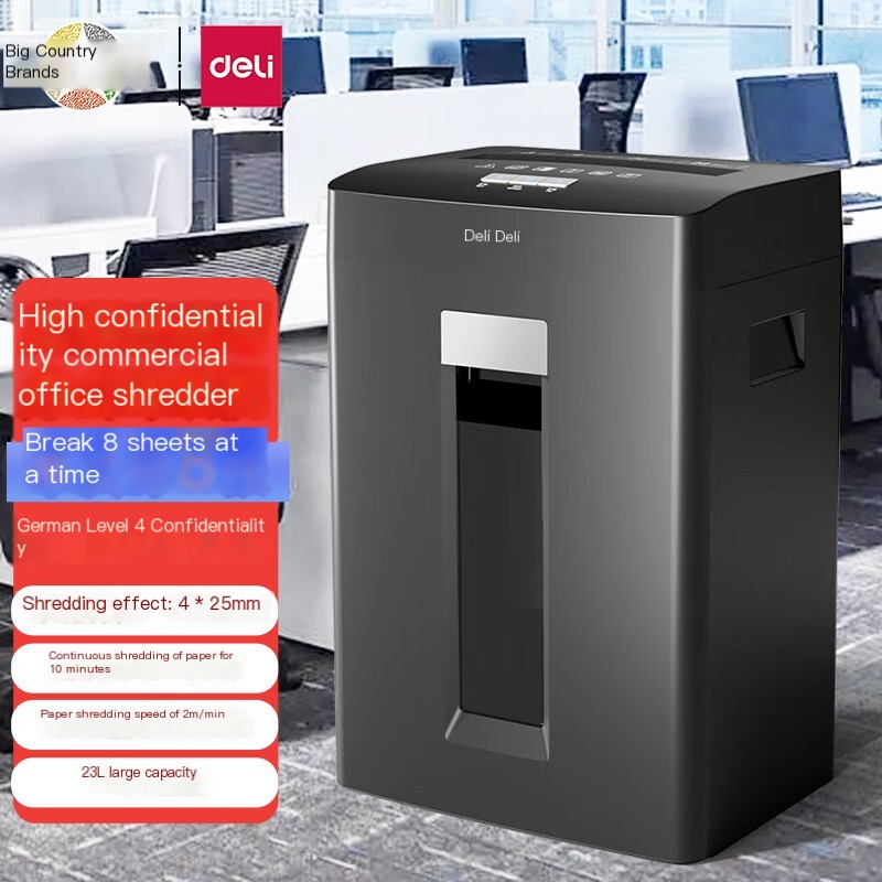 Deli shredder file shredder can crush staples