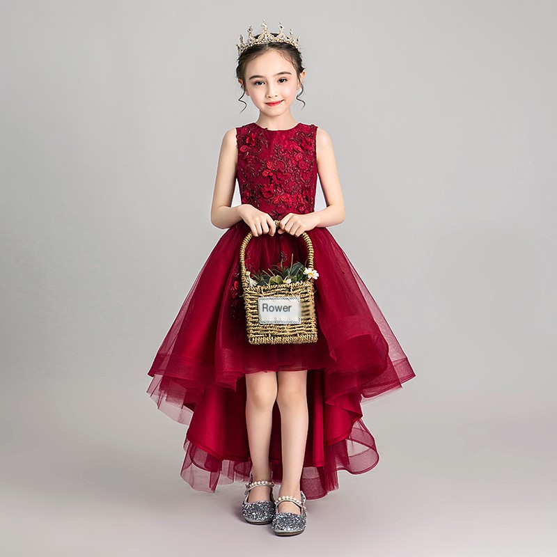 Children's Evening Dress Princess Dress Girls Piano Performance Costume