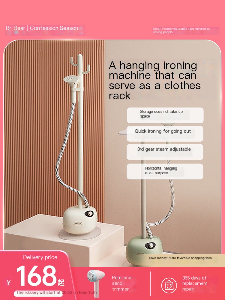 Bear hanging hot press, vertical household steam handheld
