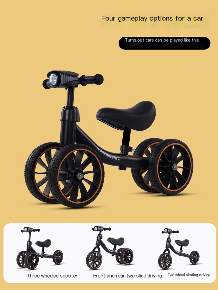 Yuanzhen colorful new scooter for boys and girls aged 1-4 years old
