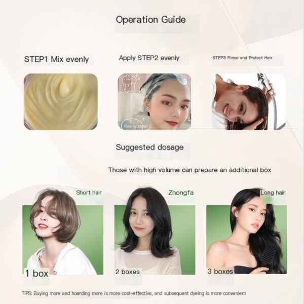 Zhanghua Ecological Hair Dyeing Agent Natural Plant Care Hair Dyeing - Image 5