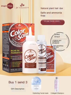 Pregnant women can use cold brown to dye their hair with French oak trees