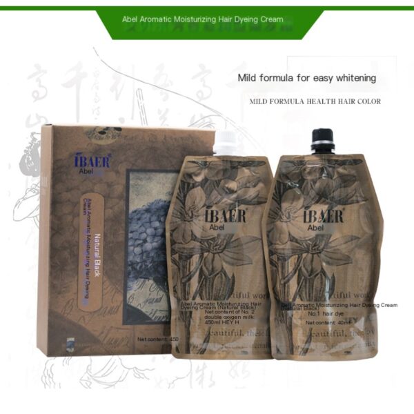 Abel Violet Plant Hair Dyeing Cream Black - Image 4