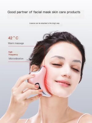 Lifting and firming hot compress lifting and small dolphin scraping for slimming face
