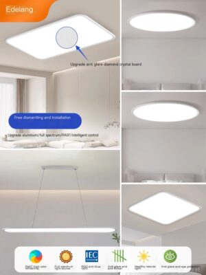Package installation simple and ultra-thin full spectrum eye protection ceiling light