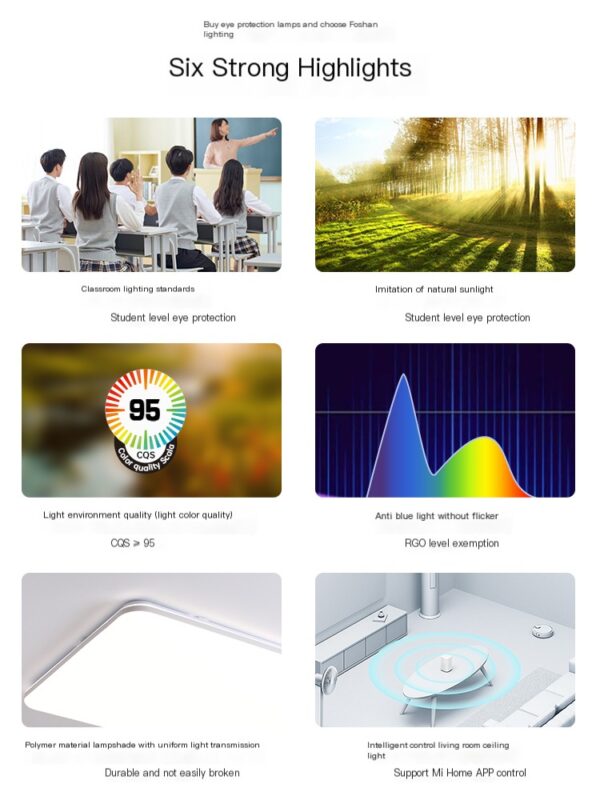 FSL Foshan Lighting Eye Protection Ceiling Light - Image 3