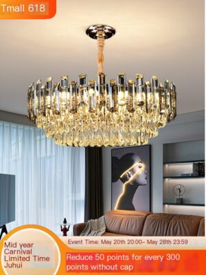 Crystal chandelier new high-end luxury living room light