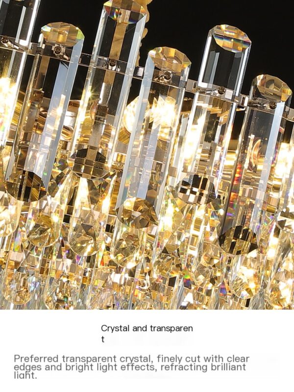 Crystal chandelier new high-end luxury living room light - Image 2
