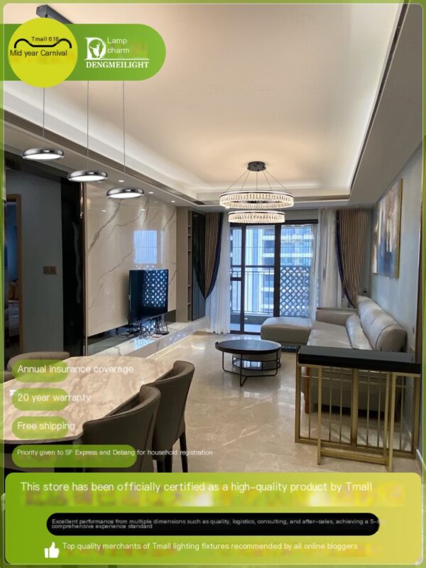Lamp Charm Living Room Simple Modern Luxury Living Room Pendant Light - Image 2