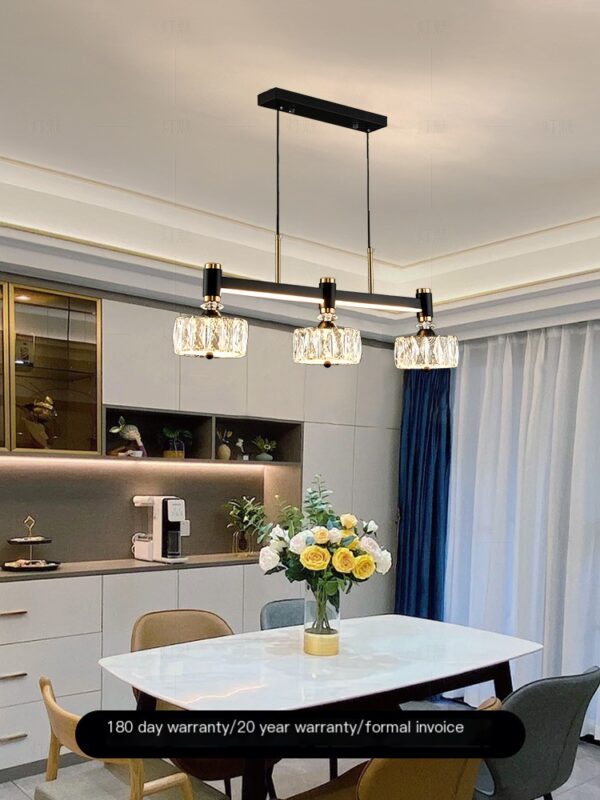 Modern Luxury Living Room Pendant Light Simple and Creative Crystal - Image 3