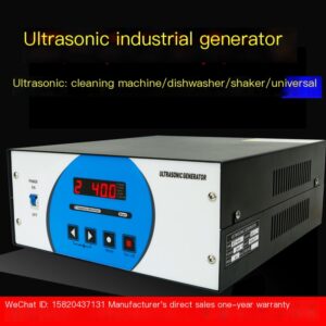 Ultrasonic generator high-power cleaning for general industrial use