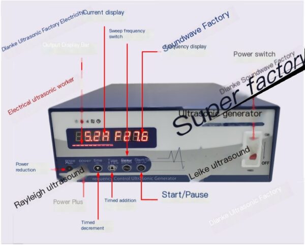 Ultrasonic cleaning machine power supply: 20k-40w/3000w dishwasher control box - Image 2