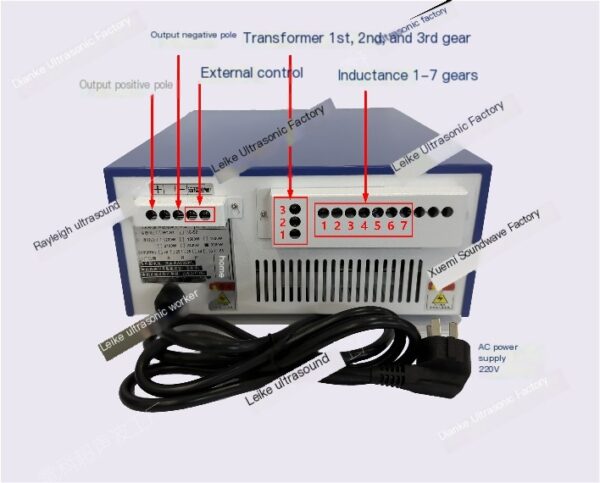 Laboratory ultrasonic generator, adjustable power supply, industrial ultrasonic cleaning machine dishwasher - Image 4