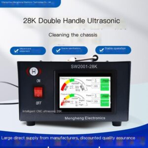 Portable cleaning generator with transducer 28K ultrasonic car engine intelligent cleaning case