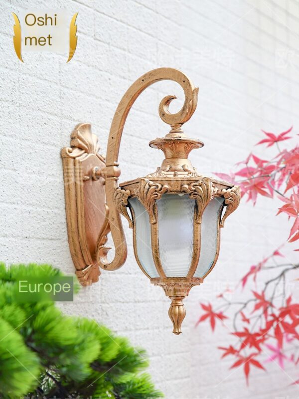 Outdoor waterproof wall lamp shining on courtyard European style balcony - Image 3