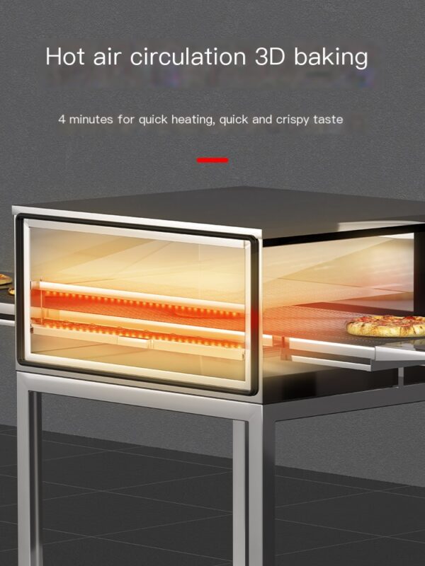 Hongyi West Kitchen Stainless Steel Large Capacity Pizza Stove for Commercial Use - Image 2