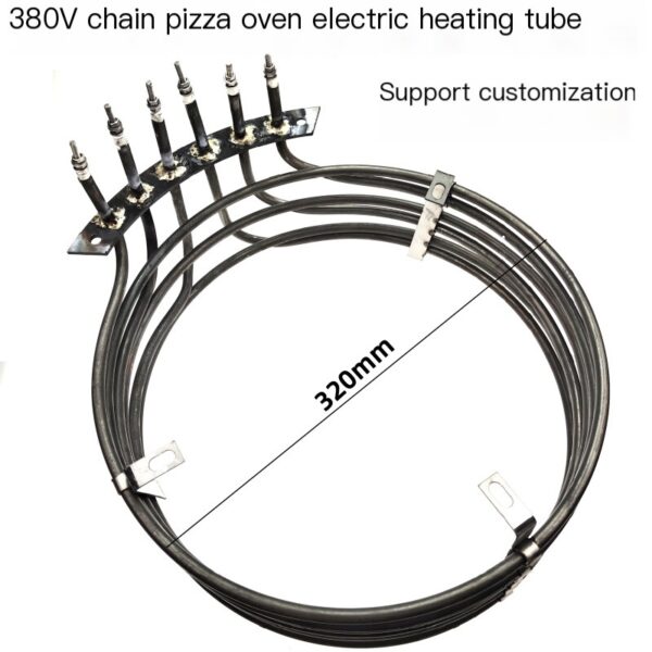 380V Chain Pizza Oven Dry Burner Heating Tube 9KW Crawler Oven Special Heating Tube