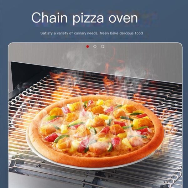 Commercial fully automatic pizza tastings burger oven - Image 2
