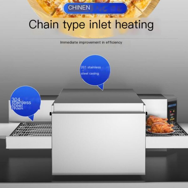 Commercial chain pizza oven 304 stainless steel roasted sweet potato and sweet potato electric oven - Image 2