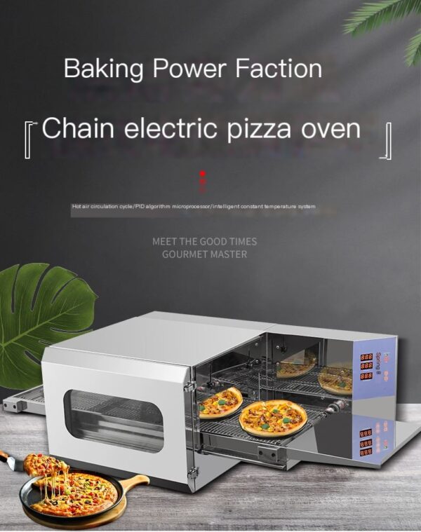 Smart Electric Oven: Electric Hot Air Circulation Crawler Burger Stove Commercial Chain Pizza Oven - Image 2