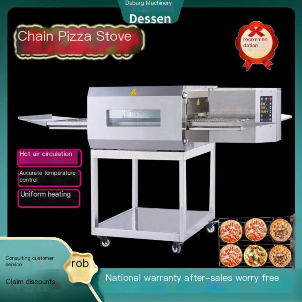 Manufacturer's commercial intelligent hot air pizza oven: 12-15-18 inch pizza burger oven