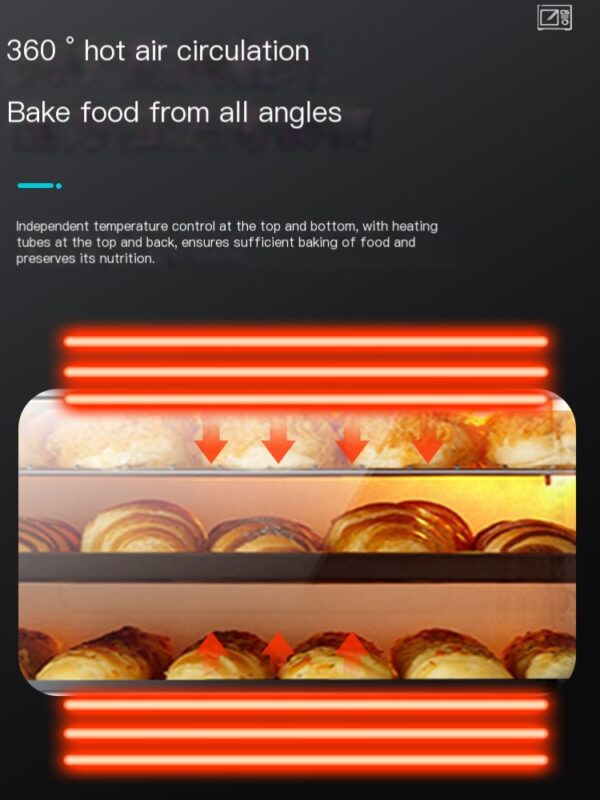 Fully automatic large baking hot air stove electric oven - Image 2