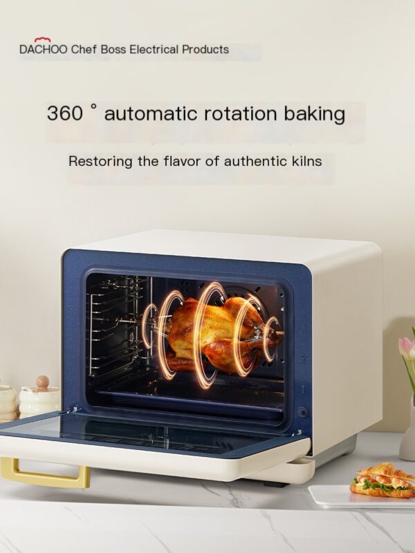 Boss Electric Chef DB613 Home Desktop Vita Lok Steaming, Roasting, and Frying Integrated Machine Roasting and Rotating Oven - Image 3