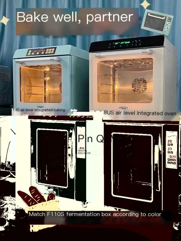 High tech commercial high-capacity electric oven with integrated air conditioning and leveling - Image 3