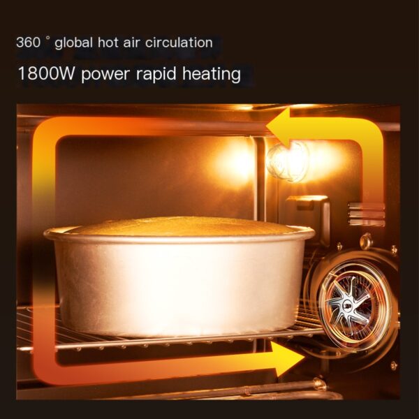 Factory Old Tongguan Roujiamo Oven Electric Cake Bell Special Old Tongguan Roujiamo Frozen Cake Electric Oven Household and Commercial Promotion[Hot air circulation, not touching the inner liner] S40 electric oven - Image 2