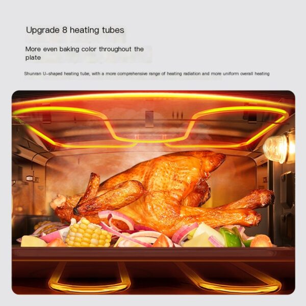 Factory Old Tongguan Roujiamo Oven Electric Cake Bell Special Old Tongguan Roujiamo Frozen Cake Electric Oven Household and Commercial Promotion[Hot air circulation, not touching the inner liner] S40 electric oven - Image 3