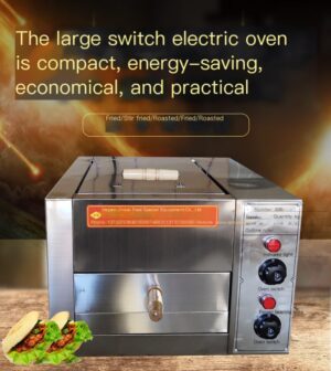 Commercial automatic temperature control single fork Shaobing (Baked cake in griddle) stove electric oven fire stove Tongguan meat bun stove electric toaster
