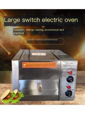 Commercial automatic temperature control single fork Shaobing (Baked cake in griddle) oven electric oven Tongguan meat bun oven electric toaster