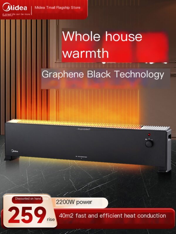 Midea graphene heater baseboard