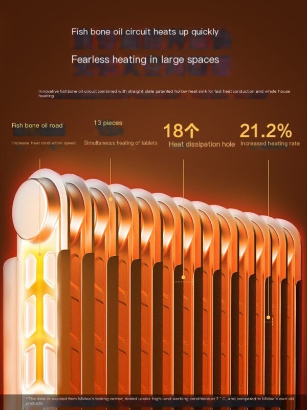 Midea household energy-saving heater drying - Image 3