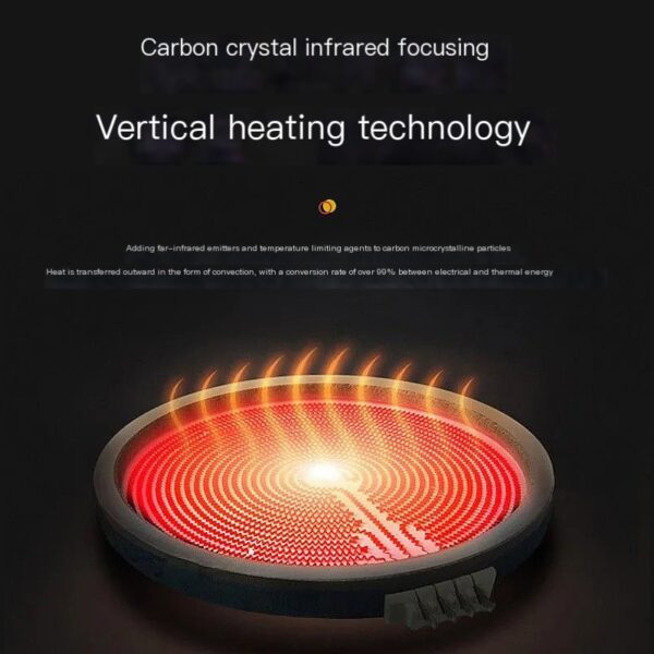 Carbon crystal disc thermoelectric heater, toaster, and surrounding furnace for heating - Image 3