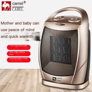 Camel fan desktop shaking head 1500W heater
