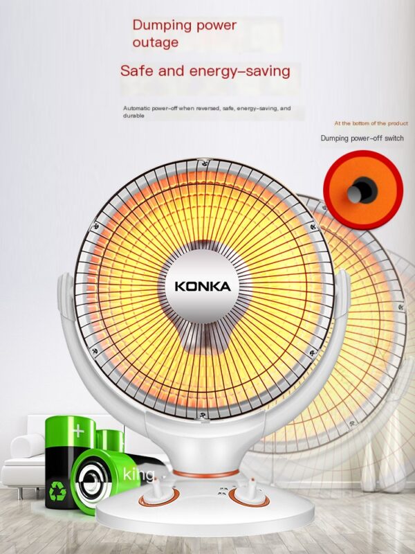 Konka desktop office shaking head small sun heater - Image 3