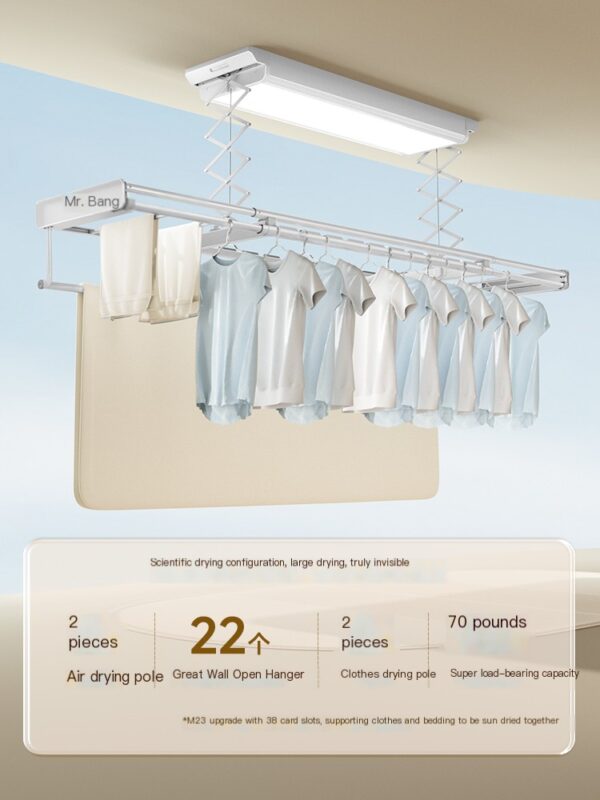Invisible topl ultra-thin M22 electric clothes hanger - Image 3