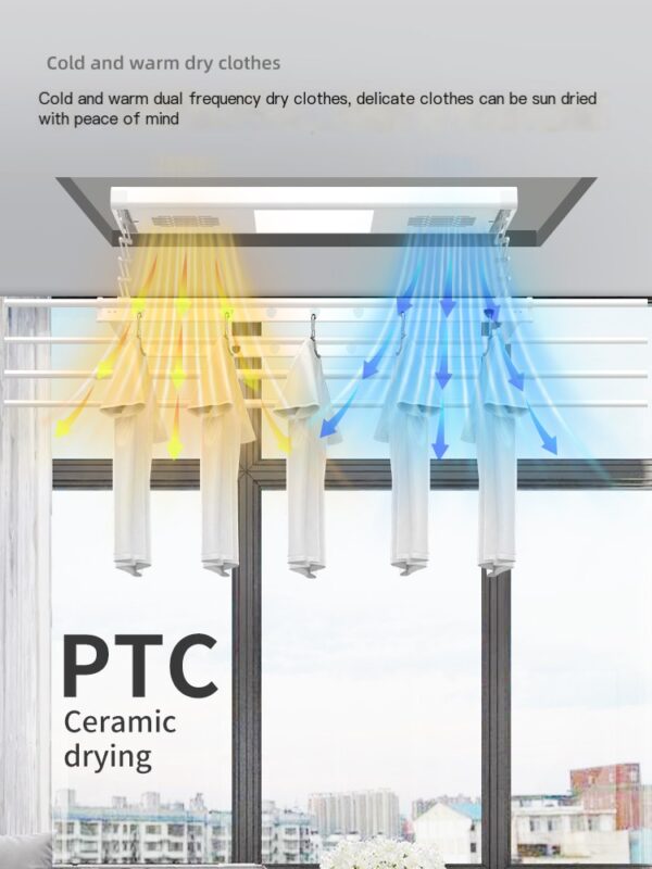 Smart lifting and remote control of electric clothesline, Xiaoai voice - Image 2