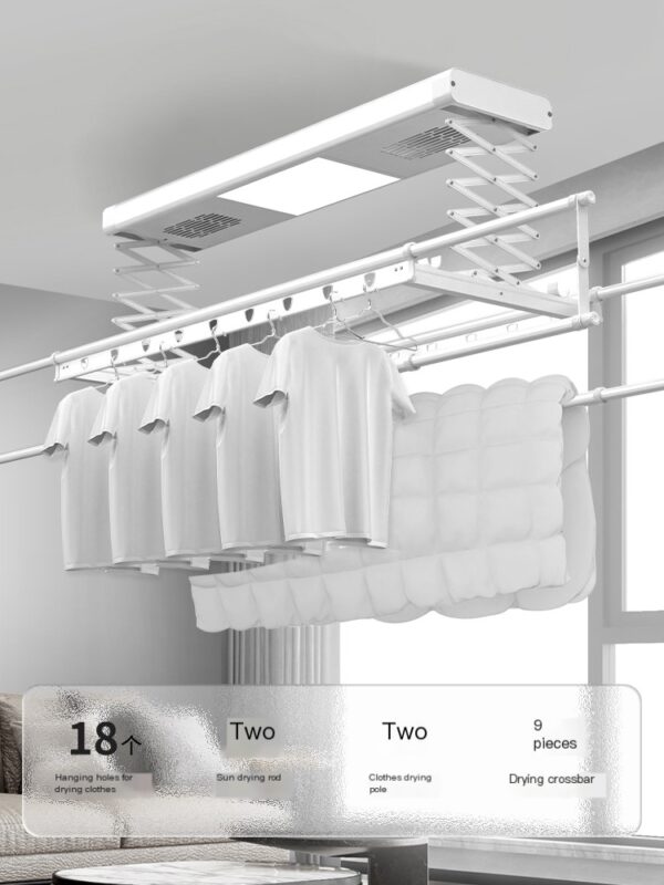 Smart lifting and remote control of electric clothesline, Xiaoai voice - Image 3